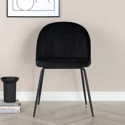 Nohr Eetkamerstoelen Velvet / Fluweel|Eetkamerstoelen Zonder Armleuning|Eetkamerstoel Tangee Velvet