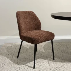 Livingfurn Beige Eetkamerstoelen|Eetkamerstoelen Zonder Armleuning|Eetkamerstoel Tess