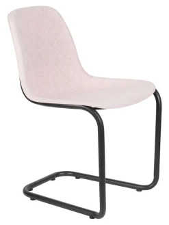 Zuiver Eetkamerstoelen Zonder Armleuning|Eetkamerstoel Thirsty Gerecycled PET Roze