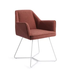 Jesper Home Beige Eetkamerstoelen|Eetkamerstoelen Met Armleuning|Eetkamerstoel Tome Beehive White