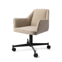 Jesper Home Eetkamerstoelen Met Armleuning|Eetkamerstoel Tome Caster Black