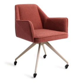 Jesper Home Beige Eetkamerstoelen|Eetkamerstoelen Met Armleuning|Eetkamerstoel Tome Glide Beige