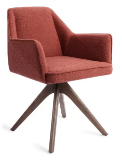 Jesper Home Beige Eetkamerstoelen|Draaibare Eetkamerstoelen|Eetkamerstoel Tome Revolve Oak Walnut