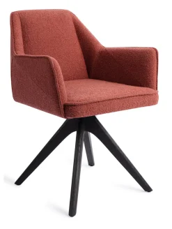 Jesper Home Beige Eetkamerstoelen|Draaibare Eetkamerstoelen|Eetkamerstoel Tome Revolve Oak Black