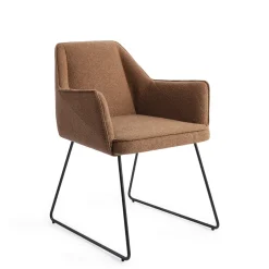 Jesper Home Beige Eetkamerstoelen|Eetkamerstoelen Met Armleuning|Eetkamerstoel Tome Slide Black