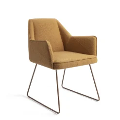 Jesper Home Beige Eetkamerstoelen|Eetkamerstoelen Met Armleuning|Eetkamerstoel Tome Slide Rose