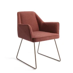 Jesper Home Beige Eetkamerstoelen|Eetkamerstoelen Met Armleuning|Eetkamerstoel Tome Slide Rose