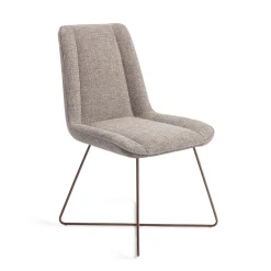 Jesper Home Beige Eetkamerstoelen|Eetkamerstoelen Zonder Armleuning|Eetkamerstoel Umedo Cross Rose