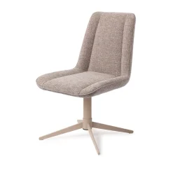 Jesper Home Beige Eetkamerstoelen|Draaibare Eetkamerstoelen|Eetkamerstoel Umedo Quad Beige