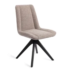 Jesper Home Beige Eetkamerstoelen|Draaibare Eetkamerstoelen|Eetkamerstoel Umedo Revolve Oak Black