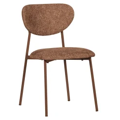 WOOOD Eetkamerstoelen Zonder Armleuning|Eetkamerstoel Valor Geweven stof