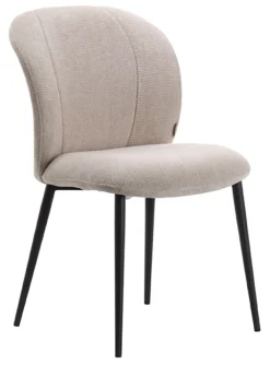 LABEL51 Eetkamerstoelen Zonder Armleuning|Eetkamerstoel Vino Elite stof