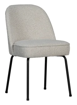 WOOOD Eetkamerstoelen Bouclé / Teddy|Eetkamerstoelen Zonder Armleuning|Eetkamerstoel Vogue Bouclé, kleur Naturel