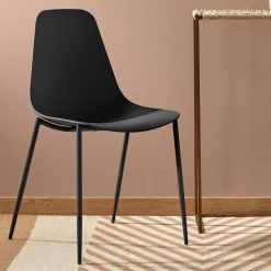 Kave Home Eetkamerstoelen Zonder Armleuning|Eetkamerstoel Whatts Zwart