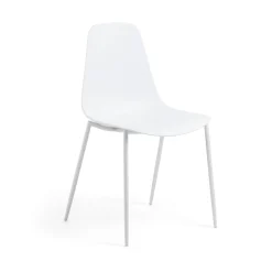 Kave Home Eetkamerstoelen Zonder Armleuning|Eetkamerstoel Whatts kleur Wit