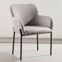 Nohr Beige Eetkamerstoelen|Eetkamerstoelen Met Armleuning|Eetkamerstoel Yaakov kleur Beige