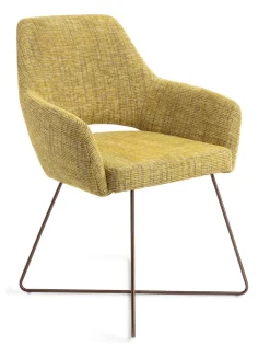 Jesper Home Beige Eetkamerstoelen|Eetkamerstoelen Met Armleuning|Eetkamerstoel Yanai Cross Rose Gold