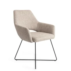 Jesper Home Beige Eetkamerstoelen|Eetkamerstoelen Met Armleuning|Eetkamerstoel Yanai Cross Black