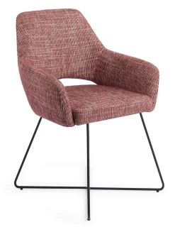 Jesper Home Beige Eetkamerstoelen|Eetkamerstoelen Met Armleuning|Eetkamerstoel Yanai Cross Black