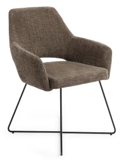 Jesper Home Beige Eetkamerstoelen|Eetkamerstoelen Met Armleuning|Eetkamerstoel Yanai Cross Black