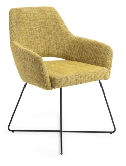 Jesper Home Beige Eetkamerstoelen|Eetkamerstoelen Met Armleuning|Eetkamerstoel Yanai Cross Black