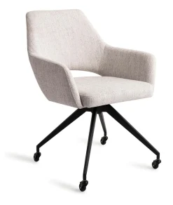 Jesper Home Beige Eetkamerstoelen|Eetkamerstoelen Met Armleuning|Eetkamerstoel Yanai Glide Black