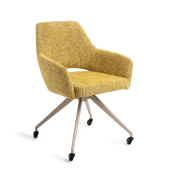 Jesper Home Beige Eetkamerstoelen|Eetkamerstoelen Met Armleuning|Eetkamerstoel Yanai Glide Beige