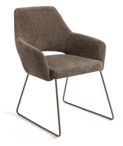 Jesper Home Beige Eetkamerstoelen|Eetkamerstoelen Met Armleuning|Eetkamerstoel Yanai Slide Rose Gold