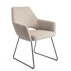 Jesper Home Beige Eetkamerstoelen|Eetkamerstoelen Met Armleuning|Eetkamerstoel Yanai Slide Black