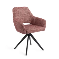 Jesper Home Beige Eetkamerstoelen|Draaibare Eetkamerstoelen|Eetkamerstoel Yanai Turn Black, Draaibaar