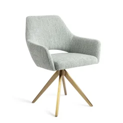 Jesper Home Beige Eetkamerstoelen|Draaibare Eetkamerstoelen|Eetkamerstoel Yanai Turn Gold, Draaibaar