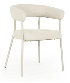 By-Boo Beige Eetkamerstoelen|Eetkamerstoelen Met Armleuning|Eetkamerstoel Yovi