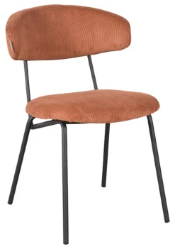 LABEL51 Eetkamerstoelen Zonder Armleuning|Eetkamerstoel Zack Rib
