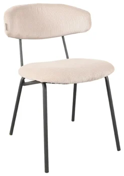 LABEL51 Eetkamerstoelen Zonder Armleuning|Eetkamerstoel Zack Rib