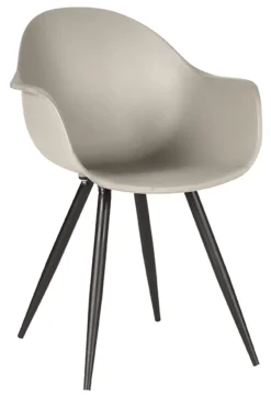 LABEL51 Terrasstoelen|Beige Eetkamerstoelen|Eetkamerstoel/Tuinstoel Luca PP
