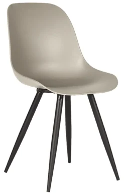 LABEL51 Terrasstoelen|Beige Eetkamerstoelen|Eetkamerstoel/Tuinstoel Monza PP