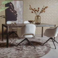 Tower Living Rechte Eettafel|Eettafel Amalfi Eiken