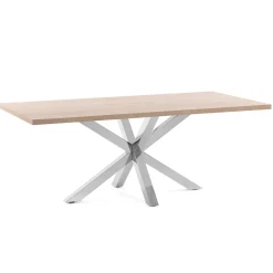Kave Home Rechte Eettafel|Eettafel Argo 160 x 100cm, kleur Naturel