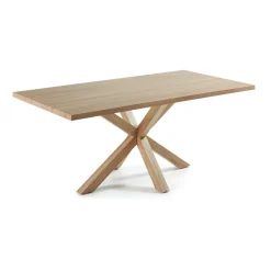Kave Home Rechte Eettafel|Eettafel Argo Eikenlook, kleur Naturel
