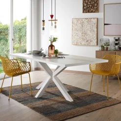 Kave Home Rechte Eettafel|Eettafel Argo Wit