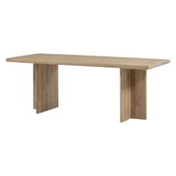 WOOOD Rechte Eettafel|Eettafel Ato Mangohout Naturel