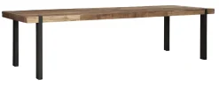 DTP Home Rechte Eettafel|Eettafel Beam Teakhout Naturel