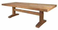DTP Home Rechte Eettafel|Eettafel Borgo Teakhout Naturel
