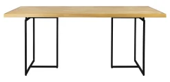 Dutchbone Rechte Eettafel|Eettafel Class Eikenhout, kleur Naturel