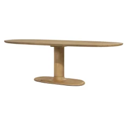 Eleonora Ovale Eettafel|Eettafel Coco Mangohout, kleur Naturel