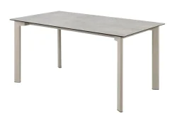 Bendt Rechte Eettafel|Eettafel Coy Keramiek, 160 x 90cm, kleur Grijs