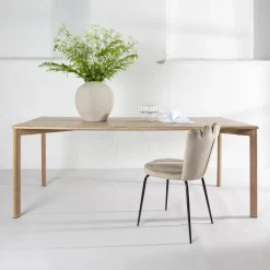 Nohr Rechte Eettafel|Eettafel Davell MDF, 200 x 90cm