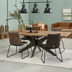 Rivièra Maison Rechte Eettafel|Eettafel Falcon Crest 230 x 100cm