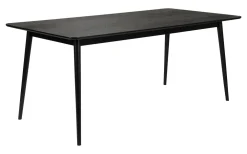 ZILT Rechte Eettafel|Eettafel Hany Essenhout Visgraat, kleur Zwart