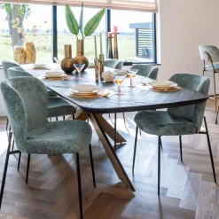 Richmond Interiors Rechte Eettafel|Eettafel Hayley Eiken